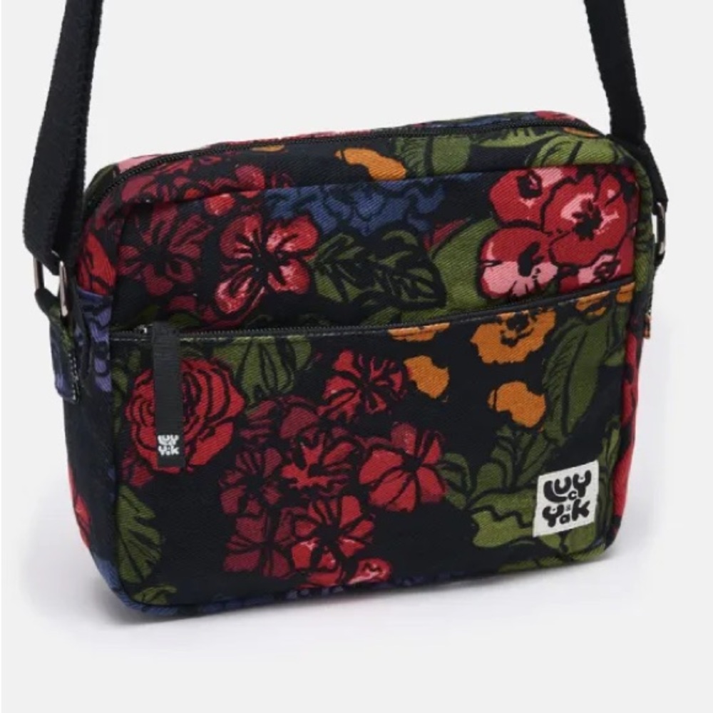 Lucy & Yak Dara Maria Colorful Floral Crossbody Bag
